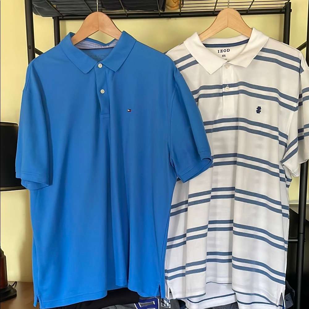 Men’s Polo Shirts - Tommy Hilfiger & IZOD